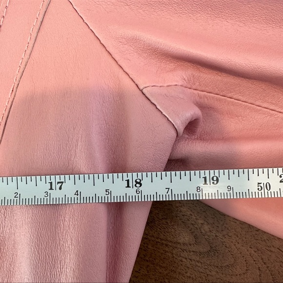 DANIER Pink Leather Blazer - Picture 6 of 8